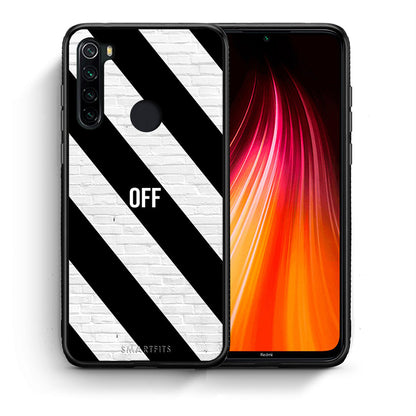 Θήκη Xiaomi Redmi Note 8 Get Off από τη Smartfits με σχέδιο στο πίσω μέρος και μαύρο περίβλημα | Xiaomi Redmi Note 8 Get Off case with colorful back and black bezels
