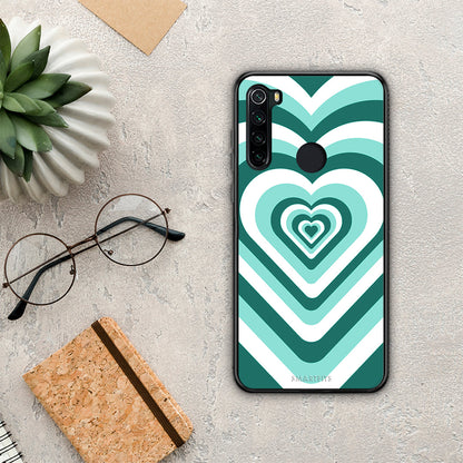 Green Hearts - Xiaomi Redmi Note 8 θήκη