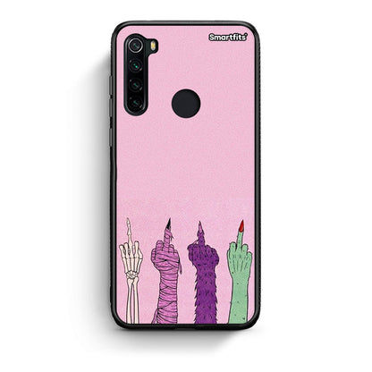 Xiaomi Redmi Note 8 Halloween Be A Lady Θήκη από τη Smartfits με σχέδιο στο πίσω μέρος και μαύρο περίβλημα | Smartphone case with colorful back and black bezels by Smartfits