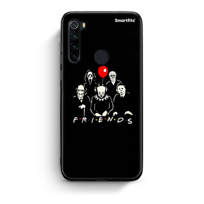 Xiaomi Redmi Note 8 Halloween Friends Θήκη από τη Smartfits με σχέδιο στο πίσω μέρος και μαύρο περίβλημα | Smartphone case with colorful back and black bezels by Smartfits