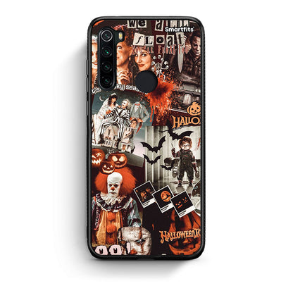 Xiaomi Redmi Note 8 Halloween Spooky Season Θήκη από τη Smartfits με σχέδιο στο πίσω μέρος και μαύρο περίβλημα | Smartphone case with colorful back and black bezels by Smartfits