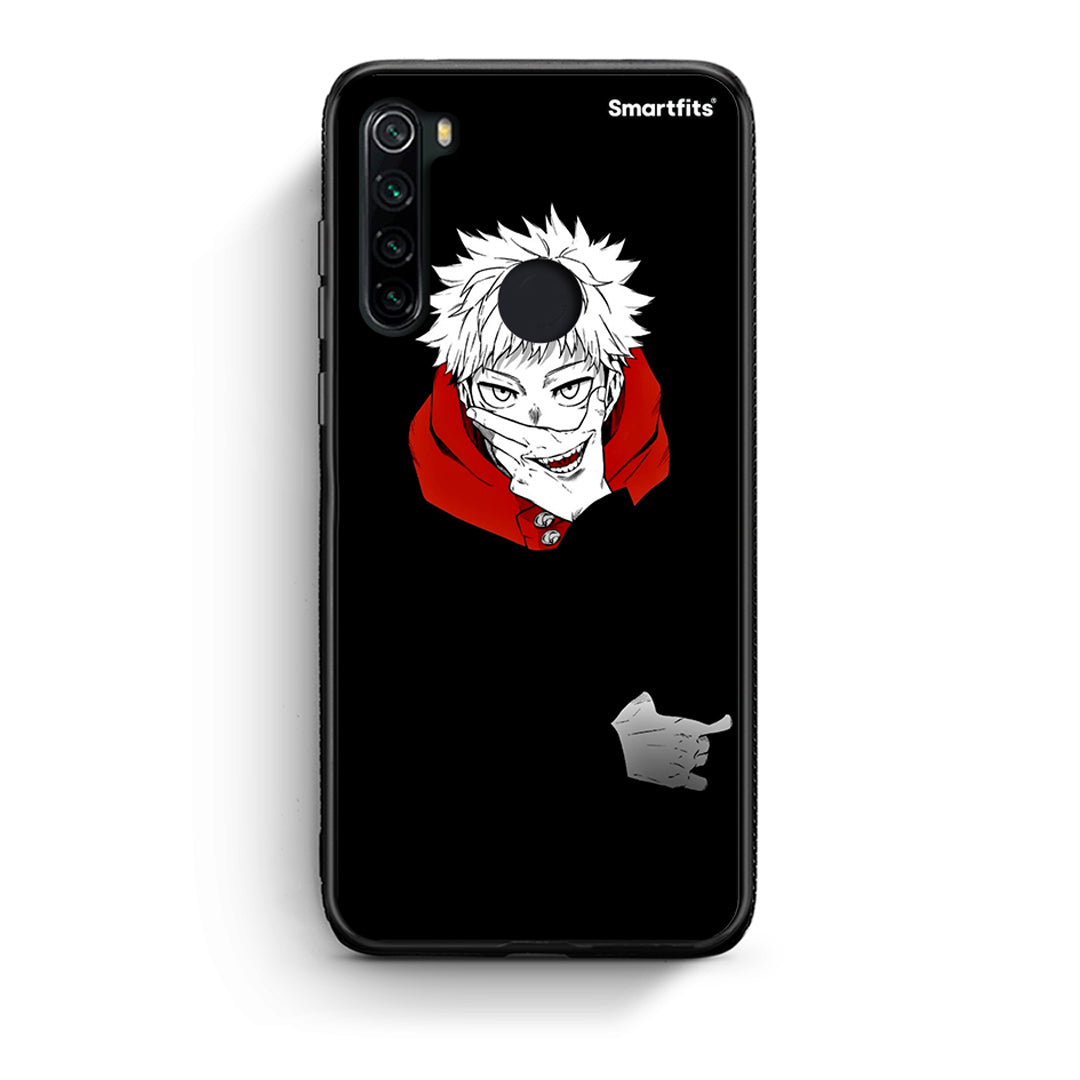 Xiaomi Redmi Note 8 Itadori Anime θήκη από τη Smartfits με σχέδιο στο πίσω μέρος και μαύρο περίβλημα | Smartphone case with colorful back and black bezels by Smartfits
