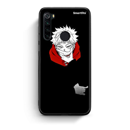 Xiaomi Redmi Note 8 Itadori Anime θήκη από τη Smartfits με σχέδιο στο πίσω μέρος και μαύρο περίβλημα | Smartphone case with colorful back and black bezels by Smartfits