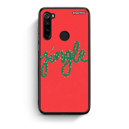 Xiaomi Redmi Note 8 Jingle Xmas θήκη από τη Smartfits με σχέδιο στο πίσω μέρος και μαύρο περίβλημα | Smartphone case with colorful back and black bezels by Smartfits
