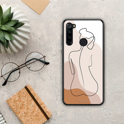 LineArt Woman - Xiaomi Redmi Note 8 θήκη