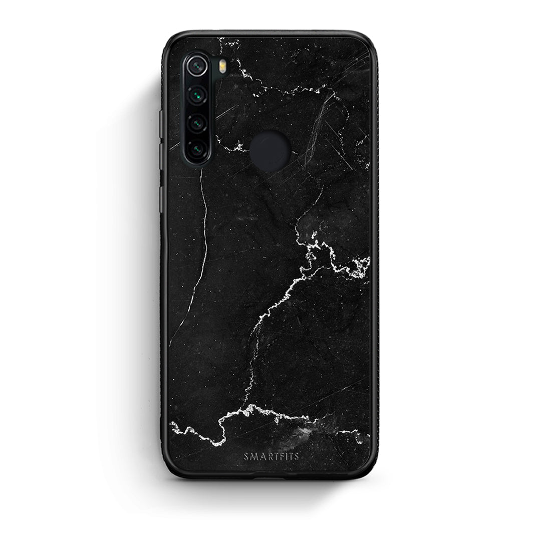 Xiaomi Redmi Note 8 Marble Black θήκη από τη Smartfits με σχέδιο στο πίσω μέρος και μαύρο περίβλημα | Smartphone case with colorful back and black bezels by Smartfits