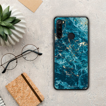 Marble Blue - Xiaomi Redmi Note 8 θήκη