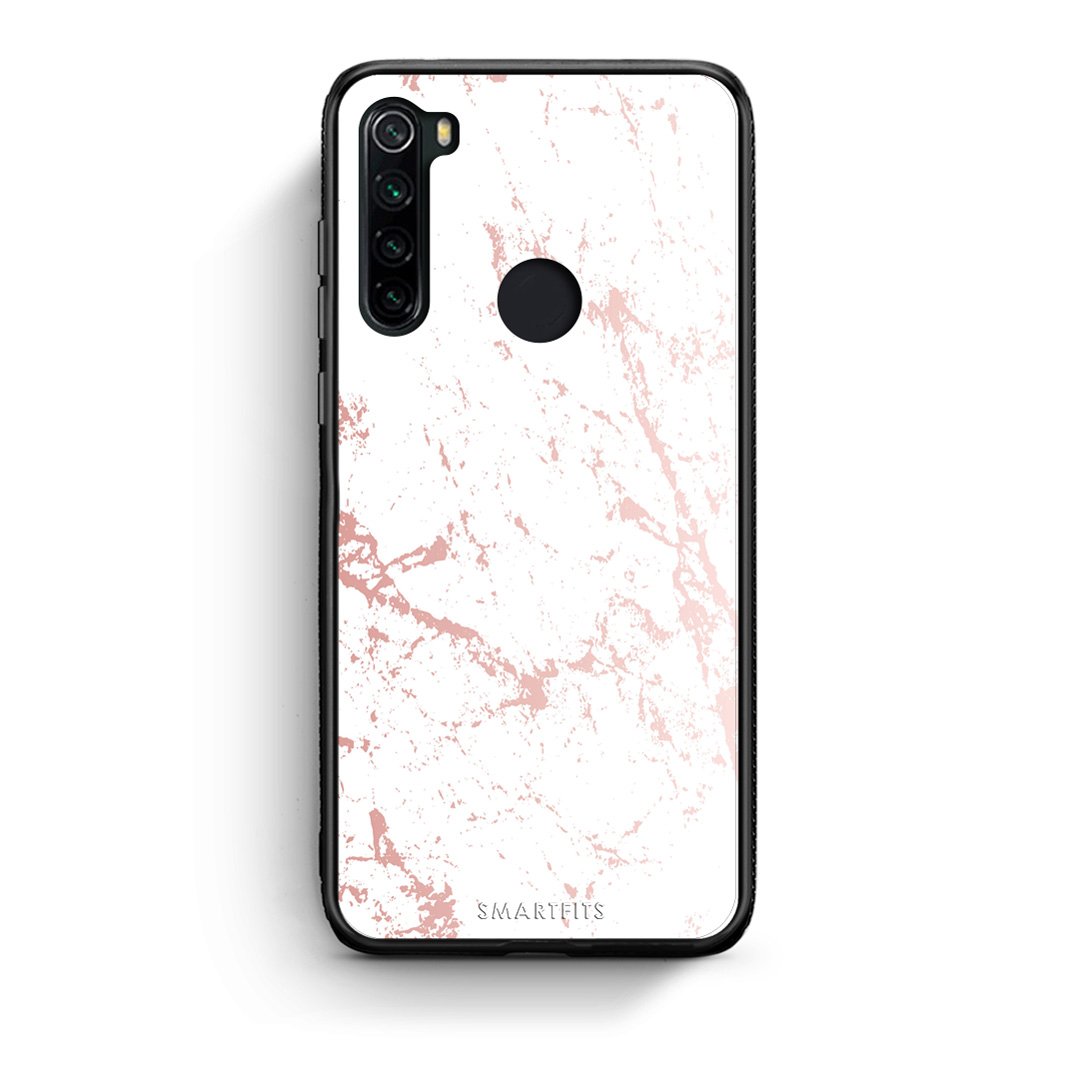 116 - Xiaomi Redmi Note 8 Pink Splash Marble case, cover, bumper
