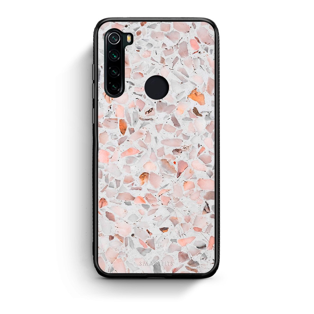 Xiaomi Redmi Note 8 Marble Terrazzo θήκη από τη Smartfits με σχέδιο στο πίσω μέρος και μαύρο περίβλημα | Smartphone case with colorful back and black bezels by Smartfits