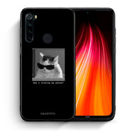 Thumbnail for Θήκη Xiaomi Redmi Note 8 Meme Cat από τη Smartfits με σχέδιο στο πίσω μέρος και μαύρο περίβλημα | Xiaomi Redmi Note 8 Meme Cat case with colorful back and black bezels