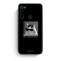 Thumbnail for Xiaomi Redmi Note 8 Meme Cat θήκη από τη Smartfits με σχέδιο στο πίσω μέρος και μαύρο περίβλημα | Smartphone case with colorful back and black bezels by Smartfits