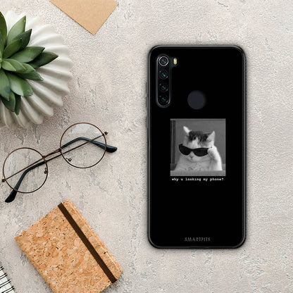 Meme Cat - Xiaomi Redmi Note 8 θήκη