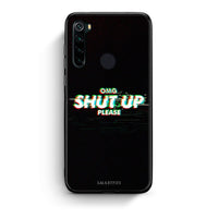 Thumbnail for Xiaomi Redmi Note 8 OMG ShutUp θήκη από τη Smartfits με σχέδιο στο πίσω μέρος και μαύρο περίβλημα | Smartphone case with colorful back and black bezels by Smartfits