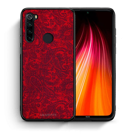 Θήκη Xiaomi Redmi Note 8 Paisley Cashmere από τη Smartfits με σχέδιο στο πίσω μέρος και μαύρο περίβλημα | Xiaomi Redmi Note 8 Paisley Cashmere case with colorful back and black bezels