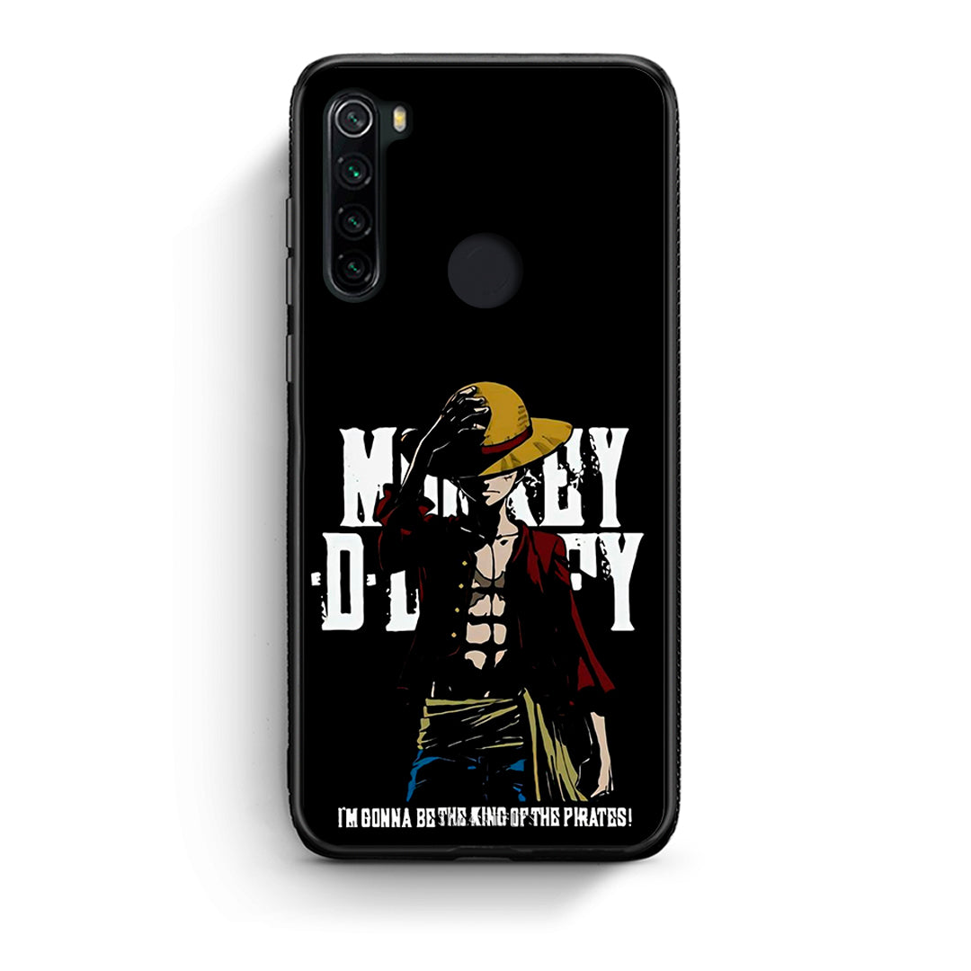 Xiaomi Redmi Note 8 Pirate King θήκη από τη Smartfits με σχέδιο στο πίσω μέρος και μαύρο περίβλημα | Smartphone case with colorful back and black bezels by Smartfits