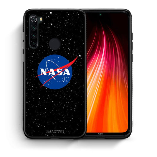 Θήκη Xiaomi Redmi Note 8 NASA PopArt από τη Smartfits με σχέδιο στο πίσω μέρος και μαύρο περίβλημα | Xiaomi Redmi Note 8 NASA PopArt case with colorful back and black bezels