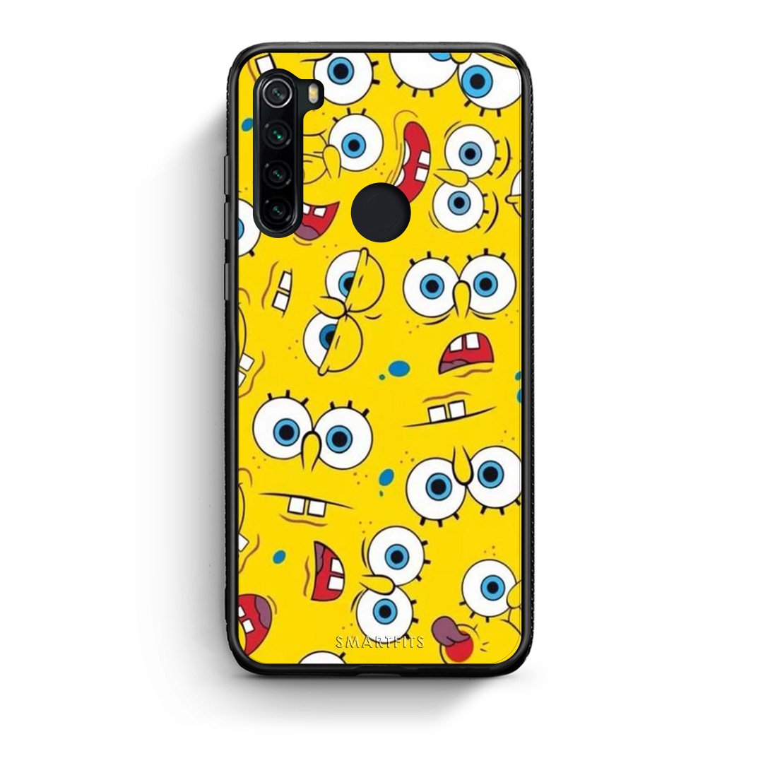 4 - Xiaomi Redmi Note 8 Sponge PopArt case, cover, bumper