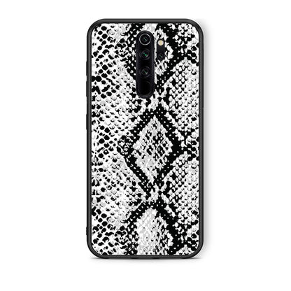 24 - Xiaomi Redmi Note 8 Pro White Snake Animal case, cover, bumper
