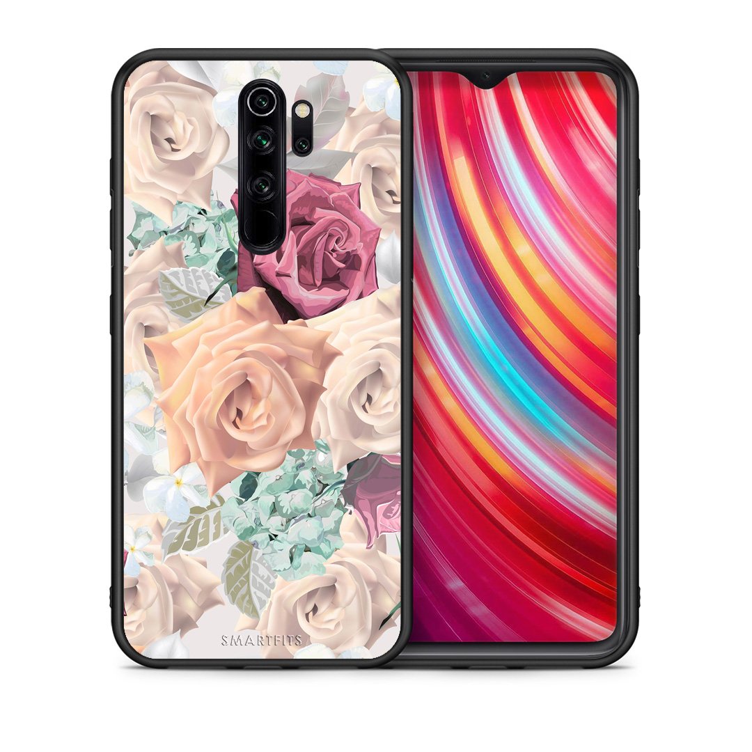 Θήκη Xiaomi Redmi Note 8 Pro Bouquet Floral από τη Smartfits με σχέδιο στο πίσω μέρος και μαύρο περίβλημα | Xiaomi Redmi Note 8 Pro Bouquet Floral case with colorful back and black bezels