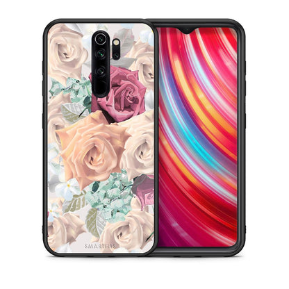 Θήκη Xiaomi Redmi Note 8 Pro Bouquet Floral από τη Smartfits με σχέδιο στο πίσω μέρος και μαύρο περίβλημα | Xiaomi Redmi Note 8 Pro Bouquet Floral case with colorful back and black bezels