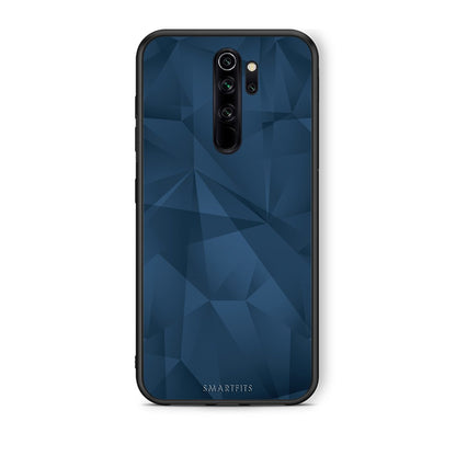 39 - Xiaomi Redmi Note 8 Pro Blue Abstract Geometric case, cover, bumper