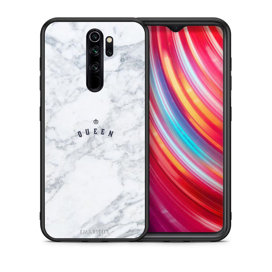 Θήκη Xiaomi Redmi Note 8 Pro Queen Marble από τη Smartfits με σχέδιο στο πίσω μέρος και μαύρο περίβλημα | Xiaomi Redmi Note 8 Pro Queen Marble case with colorful back and black bezels