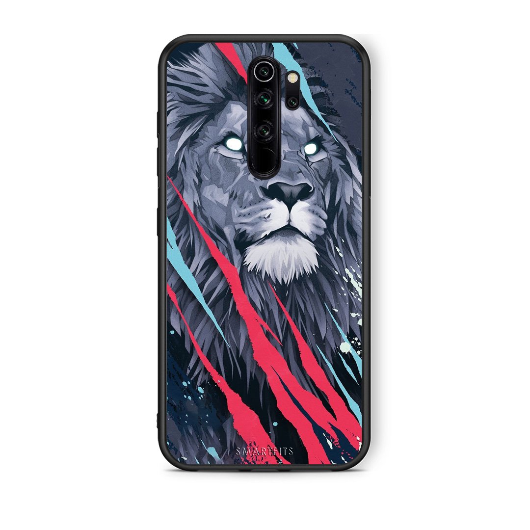 4 - Xiaomi Redmi Note 8 Pro Lion Designer PopArt case, cover, bumper