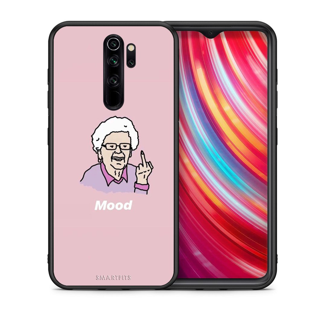 Θήκη Xiaomi Redmi Note 8 Pro Mood PopArt από τη Smartfits με σχέδιο στο πίσω μέρος και μαύρο περίβλημα | Xiaomi Redmi Note 8 Pro Mood PopArt case with colorful back and black bezels