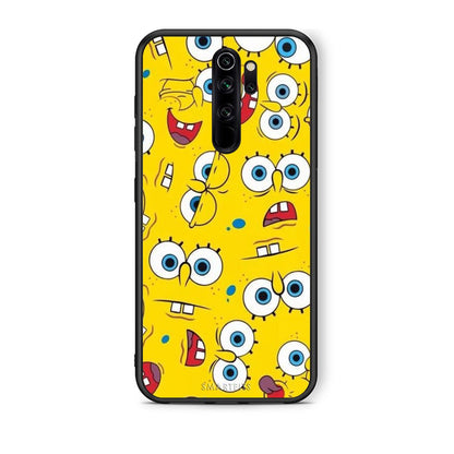 4 - Xiaomi Redmi Note 8 Pro Sponge PopArt case, cover, bumper