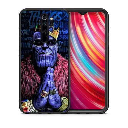 Θήκη Xiaomi Redmi Note 8 Pro Thanos PopArt από τη Smartfits με σχέδιο στο πίσω μέρος και μαύρο περίβλημα | Xiaomi Redmi Note 8 Pro Thanos PopArt case with colorful back and black bezels