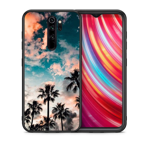 Θήκη Xiaomi Redmi Note 8 Pro Sky Summer από τη Smartfits με σχέδιο στο πίσω μέρος και μαύρο περίβλημα | Xiaomi Redmi Note 8 Pro Sky Summer case with colorful back and black bezels