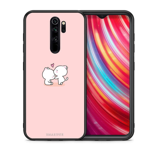 Θήκη Xiaomi Redmi Note 8 Pro Love Valentine από τη Smartfits με σχέδιο στο πίσω μέρος και μαύρο περίβλημα | Xiaomi Redmi Note 8 Pro Love Valentine case with colorful back and black bezels