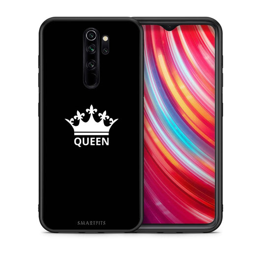 Θήκη Xiaomi Redmi Note 8 Pro Queen Valentine από τη Smartfits με σχέδιο στο πίσω μέρος και μαύρο περίβλημα | Xiaomi Redmi Note 8 Pro Queen Valentine case with colorful back and black bezels