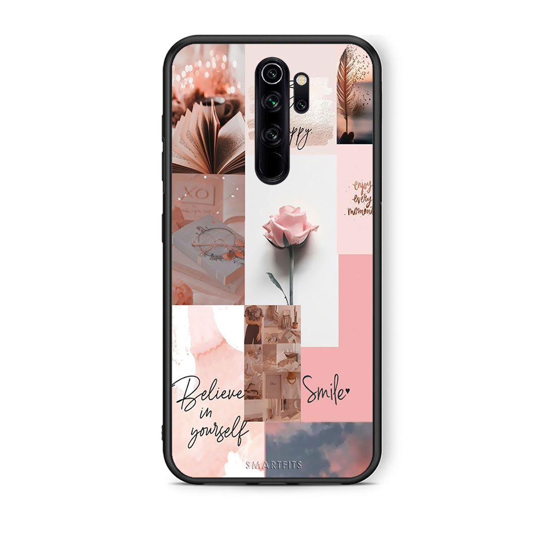 Xiaomi Redmi Note 8 Pro Aesthetic Collage θήκη από τη Smartfits με σχέδιο στο πίσω μέρος και μαύρο περίβλημα | Smartphone case with colorful back and black bezels by Smartfits