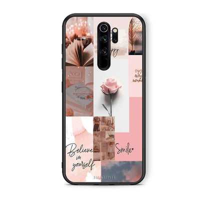 Xiaomi Redmi Note 8 Pro Aesthetic Collage θήκη από τη Smartfits με σχέδιο στο πίσω μέρος και μαύρο περίβλημα | Smartphone case with colorful back and black bezels by Smartfits