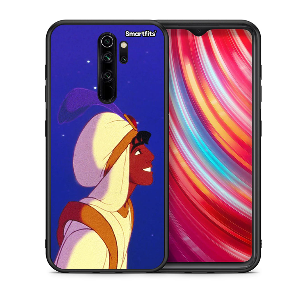 Θήκη Xiaomi Redmi Note 8 Pro Alladin And Jasmine Love 1 από τη Smartfits με σχέδιο στο πίσω μέρος και μαύρο περίβλημα | Xiaomi Redmi Note 8 Pro Alladin And Jasmine Love 1 case with colorful back and black bezels