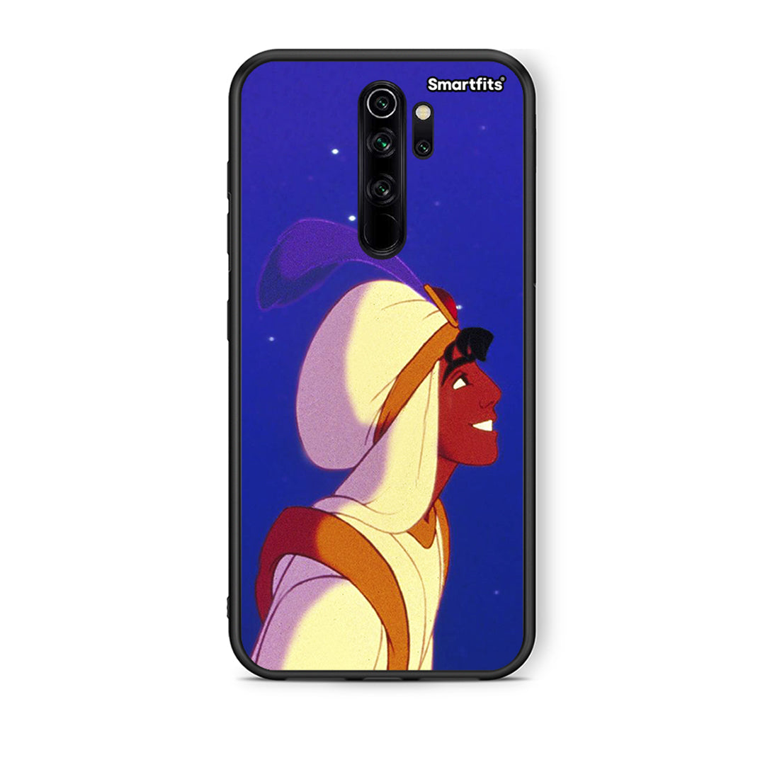 Xiaomi Redmi Note 8 Pro Alladin And Jasmine Love 1 θήκη από τη Smartfits με σχέδιο στο πίσω μέρος και μαύρο περίβλημα | Smartphone case with colorful back and black bezels by Smartfits
