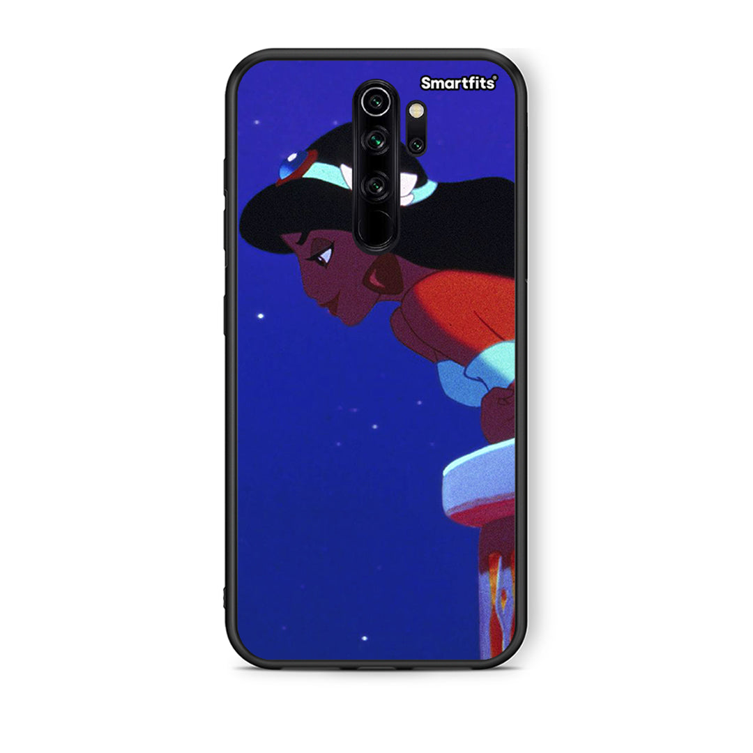 Xiaomi Redmi Note 8 Pro Alladin And Jasmine Love 2 θήκη από τη Smartfits με σχέδιο στο πίσω μέρος και μαύρο περίβλημα | Smartphone case with colorful back and black bezels by Smartfits