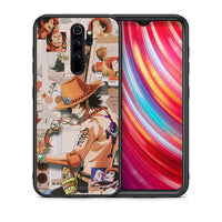 Thumbnail for Θήκη Xiaomi Redmi Note 8 Pro Anime Collage από τη Smartfits με σχέδιο στο πίσω μέρος και μαύρο περίβλημα | Xiaomi Redmi Note 8 Pro Anime Collage case with colorful back and black bezels