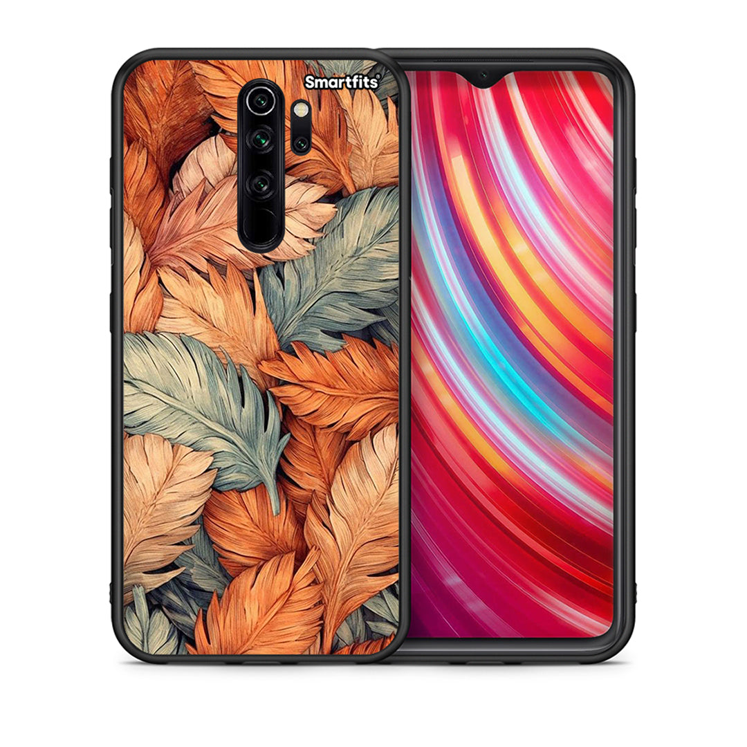 Θήκη Xiaomi Redmi Note 8 Pro Autumn Leaves από τη Smartfits με σχέδιο στο πίσω μέρος και μαύρο περίβλημα | Xiaomi Redmi Note 8 Pro Autumn Leaves case with colorful back and black bezels