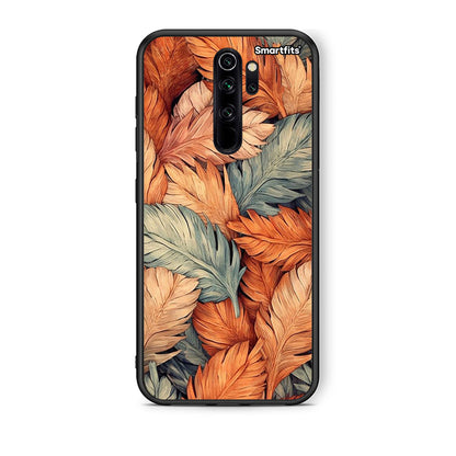 Xiaomi Redmi Note 8 Pro Autumn Leaves Θήκη από τη Smartfits με σχέδιο στο πίσω μέρος και μαύρο περίβλημα | Smartphone case with colorful back and black bezels by Smartfits