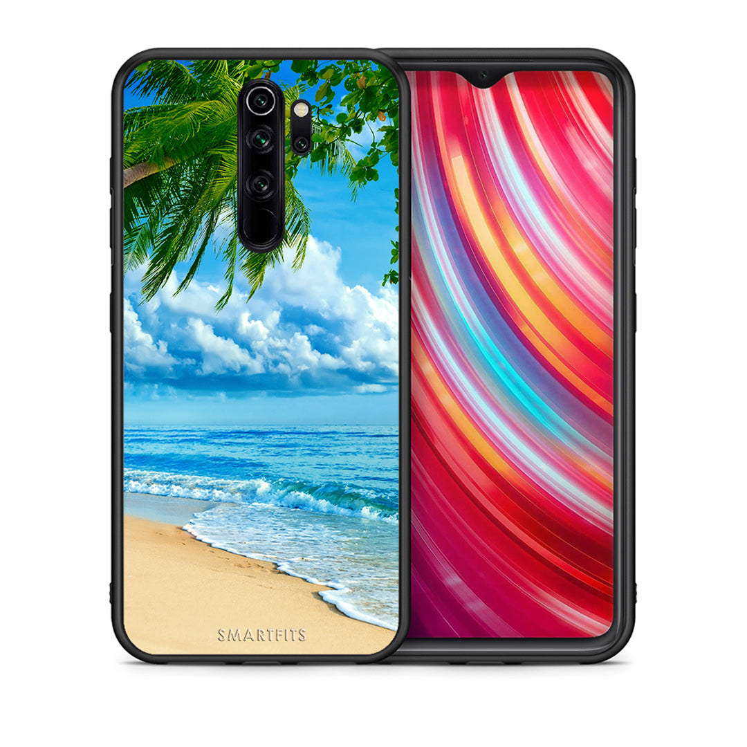 Θήκη Xiaomi Redmi Note 8 Pro Beautiful Beach από τη Smartfits με σχέδιο στο πίσω μέρος και μαύρο περίβλημα | Xiaomi Redmi Note 8 Pro Beautiful Beach case with colorful back and black bezels