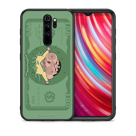 Θήκη Αγίου Βαλεντίνου Xiaomi Redmi Note 8 Pro Big Money από τη Smartfits με σχέδιο στο πίσω μέρος και μαύρο περίβλημα | Xiaomi Redmi Note 8 Pro Big Money case with colorful back and black bezels