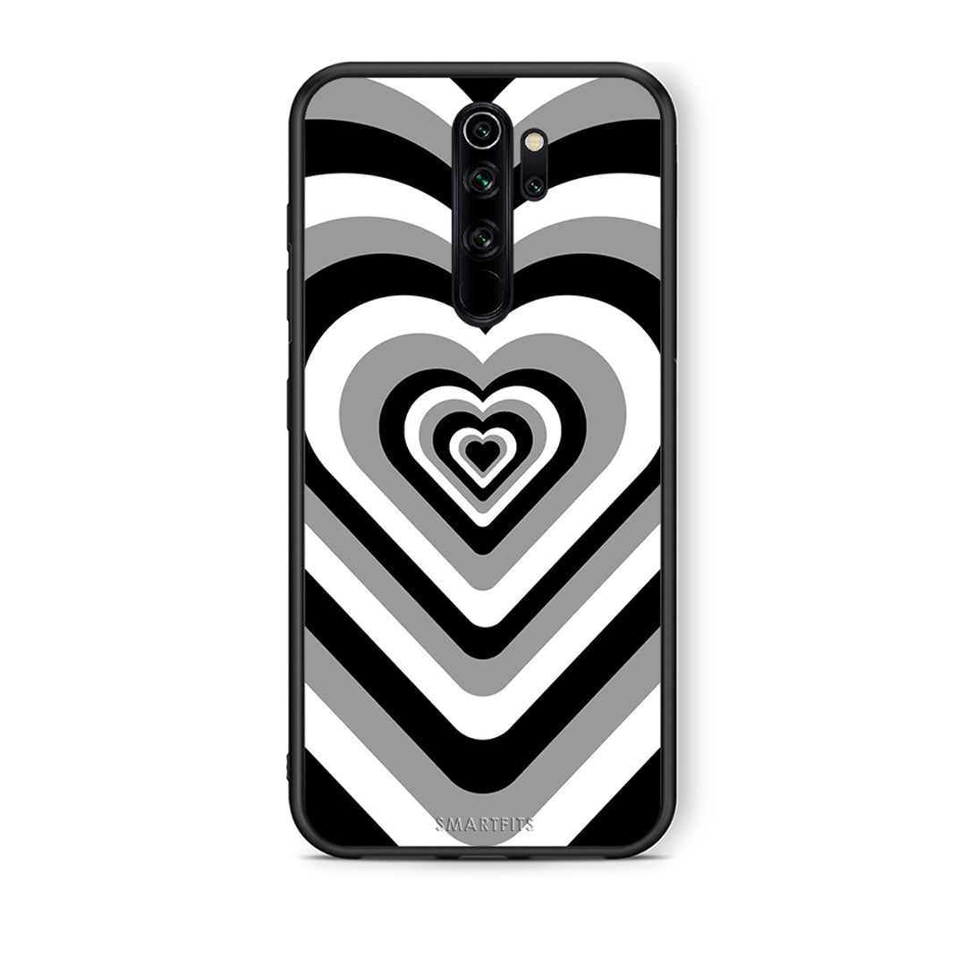Xiaomi Redmi Note 8 Pro Black Hearts θήκη από τη Smartfits με σχέδιο στο πίσω μέρος και μαύρο περίβλημα | Smartphone case with colorful back and black bezels by Smartfits