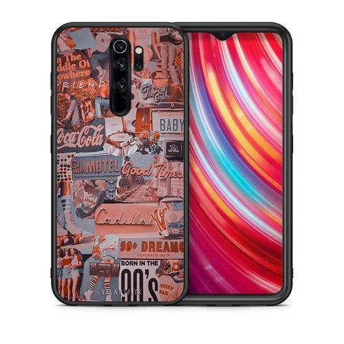 Θήκη Xiaomi Redmi Note 8 Pro Born In 90s από τη Smartfits με σχέδιο στο πίσω μέρος και μαύρο περίβλημα | Xiaomi Redmi Note 8 Pro Born In 90s case with colorful back and black bezels