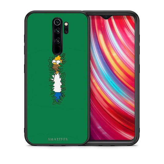 Θήκη Αγίου Βαλεντίνου Xiaomi Redmi Note 8 Pro Bush Man από τη Smartfits με σχέδιο στο πίσω μέρος και μαύρο περίβλημα | Xiaomi Redmi Note 8 Pro Bush Man case with colorful back and black bezels