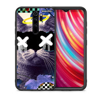 Thumbnail for Θήκη Xiaomi Redmi Note 8 Pro Cat Collage από τη Smartfits με σχέδιο στο πίσω μέρος και μαύρο περίβλημα | Xiaomi Redmi Note 8 Pro Cat Collage case with colorful back and black bezels