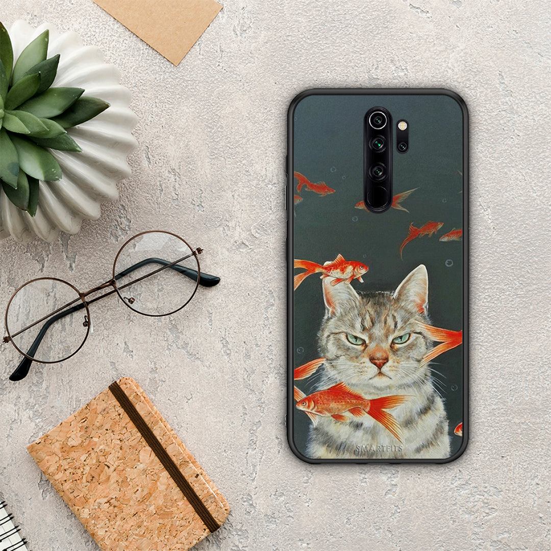 Cat Goldfish - Xiaomi Redmi Note 8 Pro θήκη