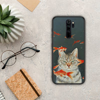 Thumbnail for Cat Goldfish - Xiaomi Redmi Note 8 Pro θήκη