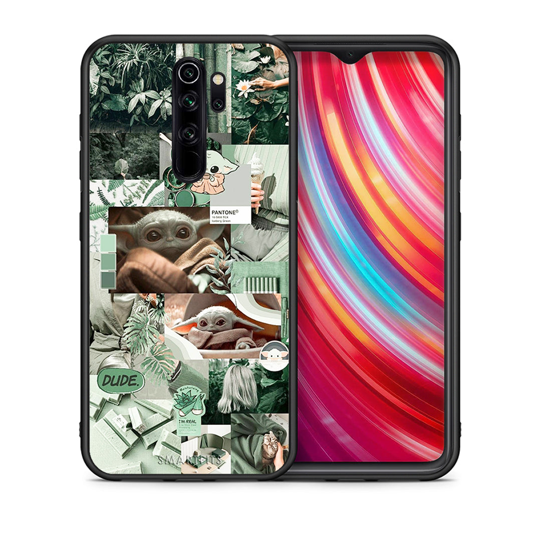 Θήκη Αγίου Βαλεντίνου Xiaomi Redmi Note 8 Pro Collage Dude από τη Smartfits με σχέδιο στο πίσω μέρος και μαύρο περίβλημα | Xiaomi Redmi Note 8 Pro Collage Dude case with colorful back and black bezels